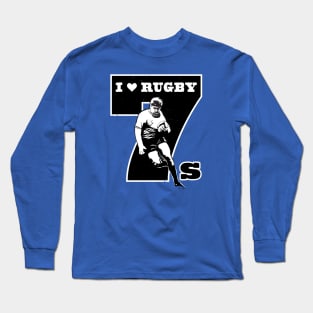 I Love Rugby Sevens Long Sleeve T-Shirt